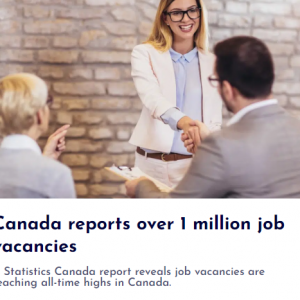 【最新消息】劳动力不够，新移民来“凑”！加拿大职位空缺超100万，想移民快来！ ...